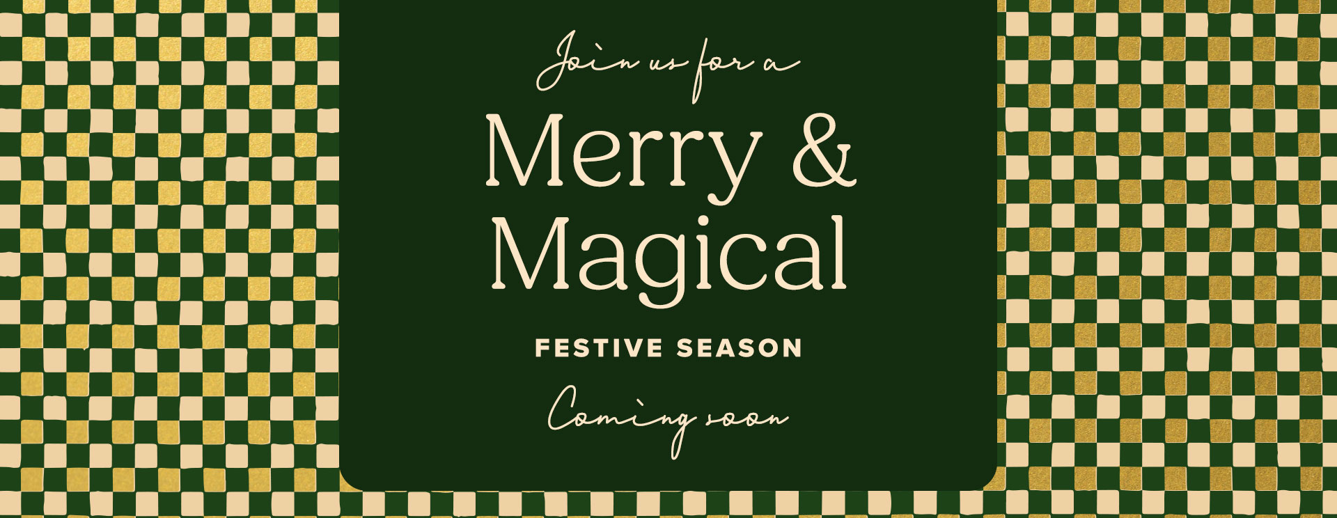 Christmas menu at The Golden Heart