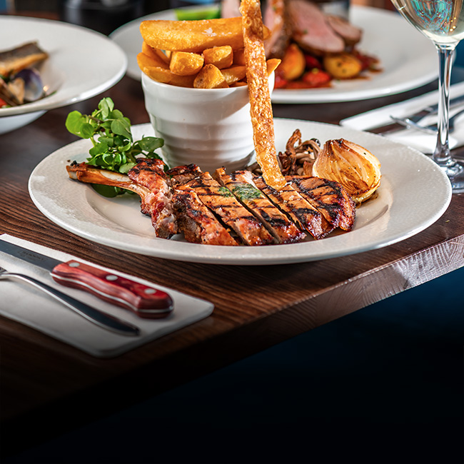 A La Carte menu at The Golden Heart