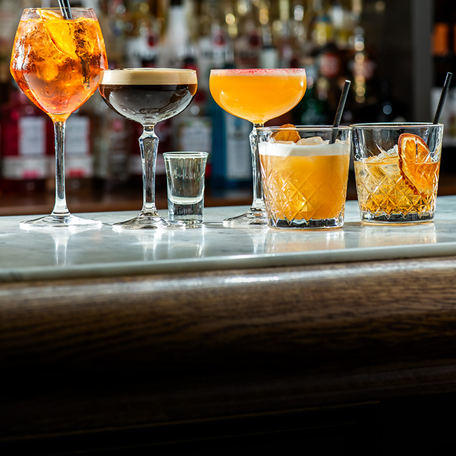 Wine & Drinks menu at The Golden Heart