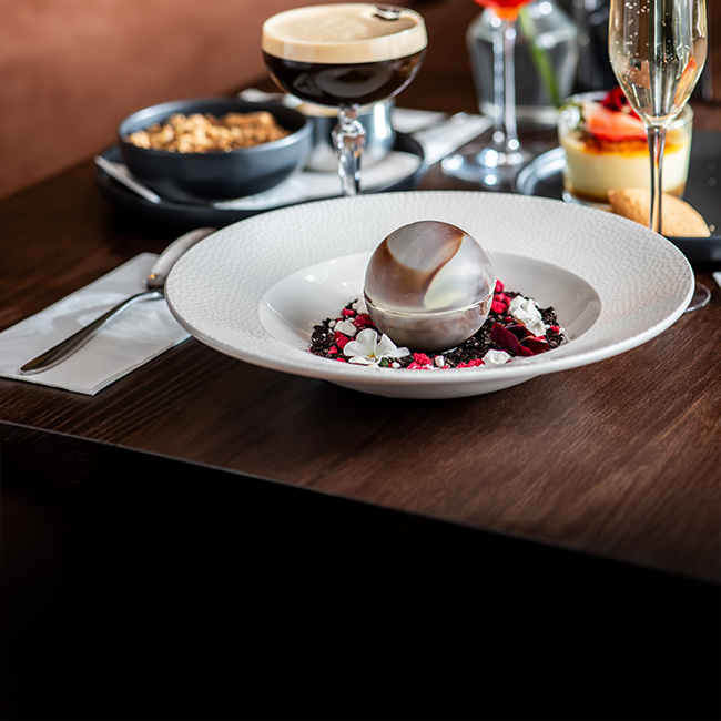 Dessert menu at The Golden Heart